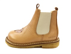Angulus almond maple glitter boot with heart